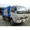 2015 Dongfeng 4m3 mini refuse compactor truck, 4x2 garbage compactor truck